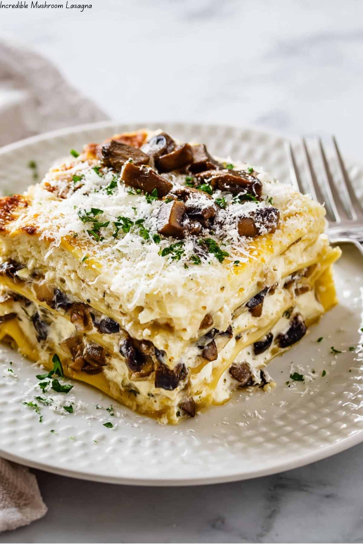 Incredible Mushroom Lasagna