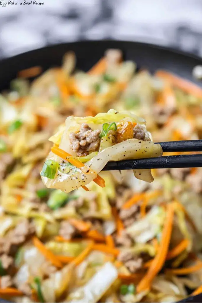 Egg Roll in a Bowl Recipe 4 Egg Roll in a Bowl Recipe