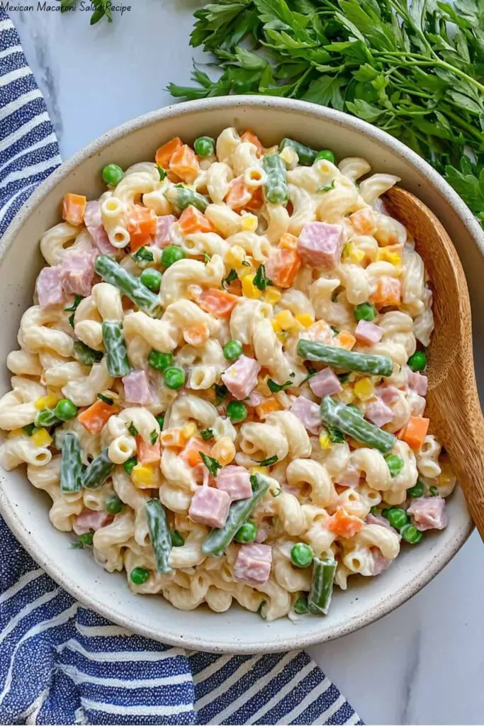 Mexican Macaroni Salad 4 Mexican Macaroni Salad