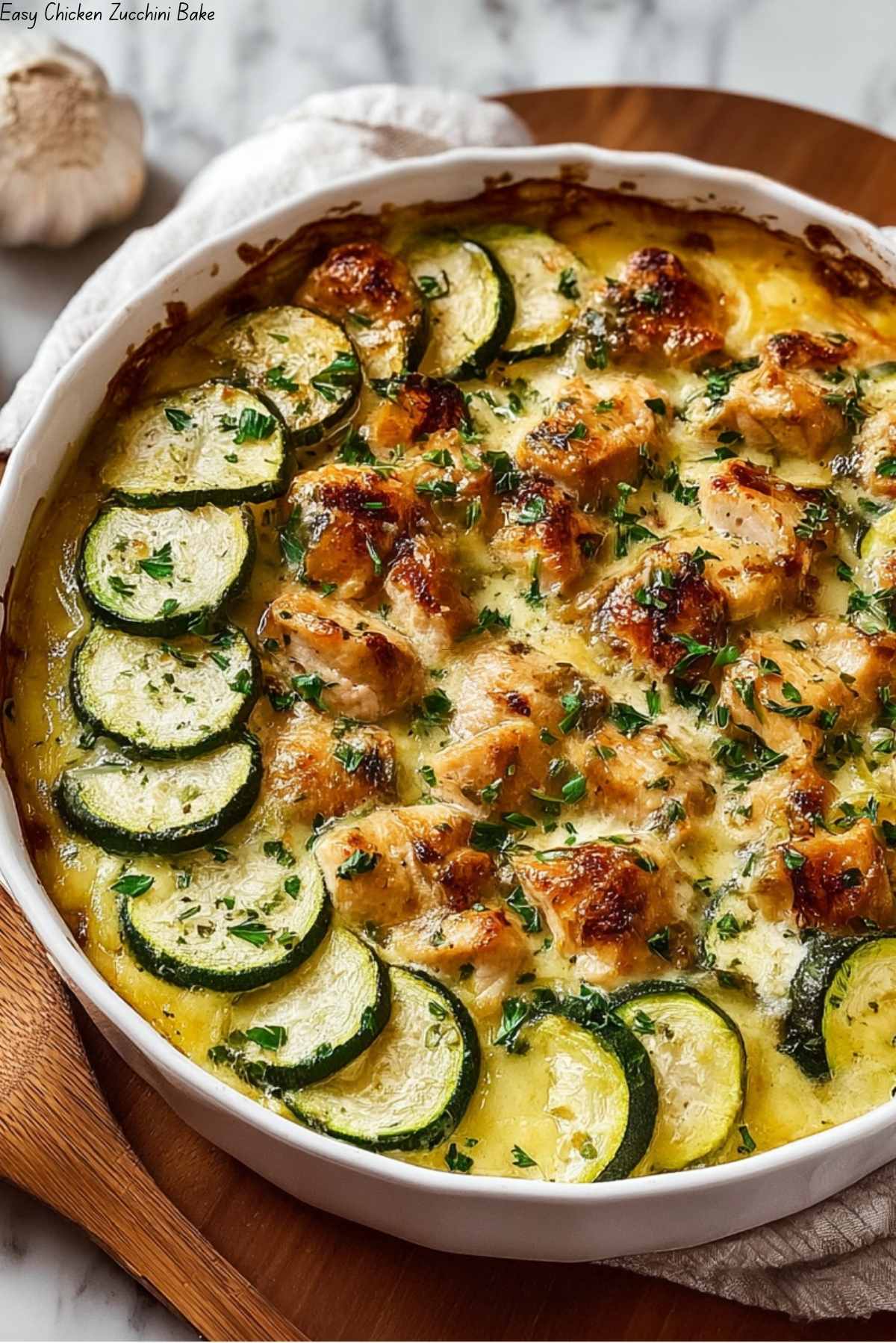 Easy Chicken Zucchini Bake