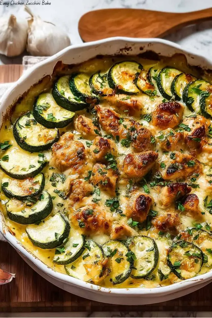 Easy Chicken Zucchini Bake
