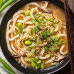 Udon Noodle Soup with Miso Broth