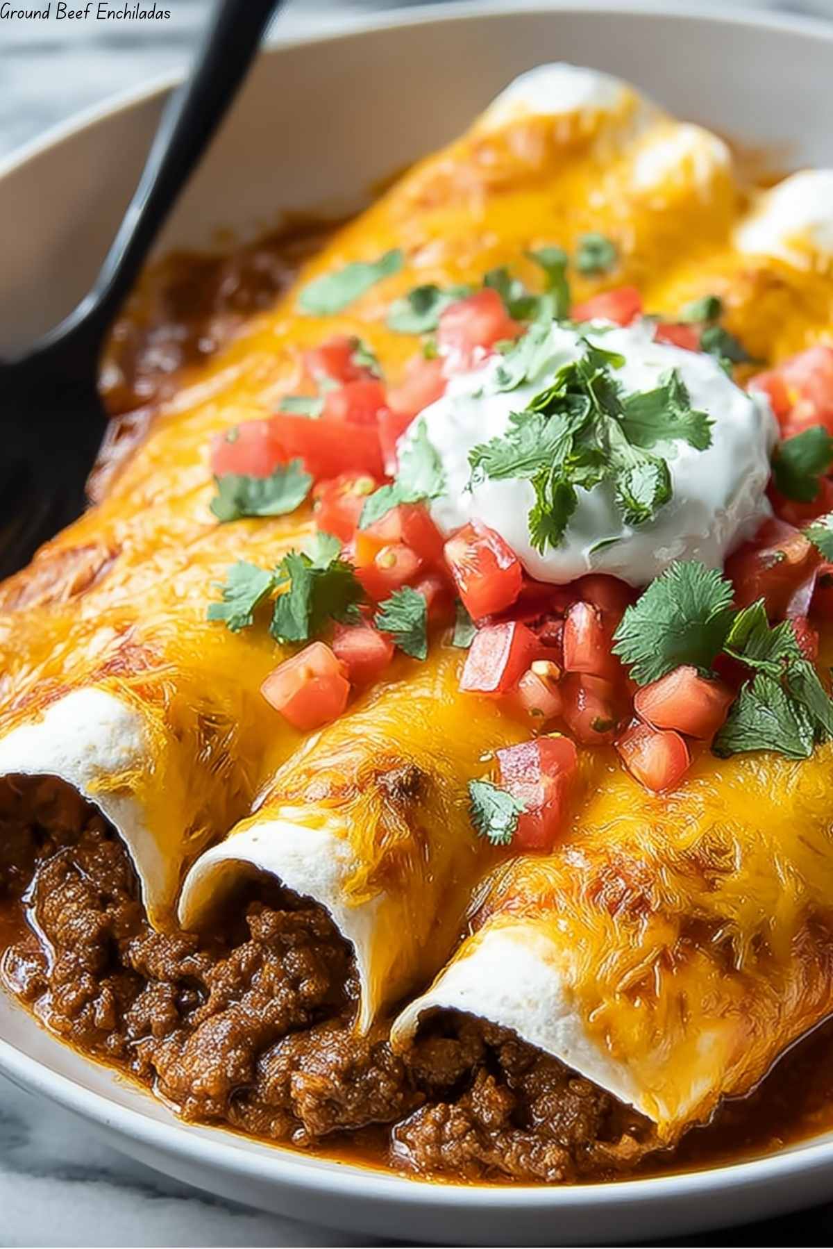 Ground Beef Enchiladas