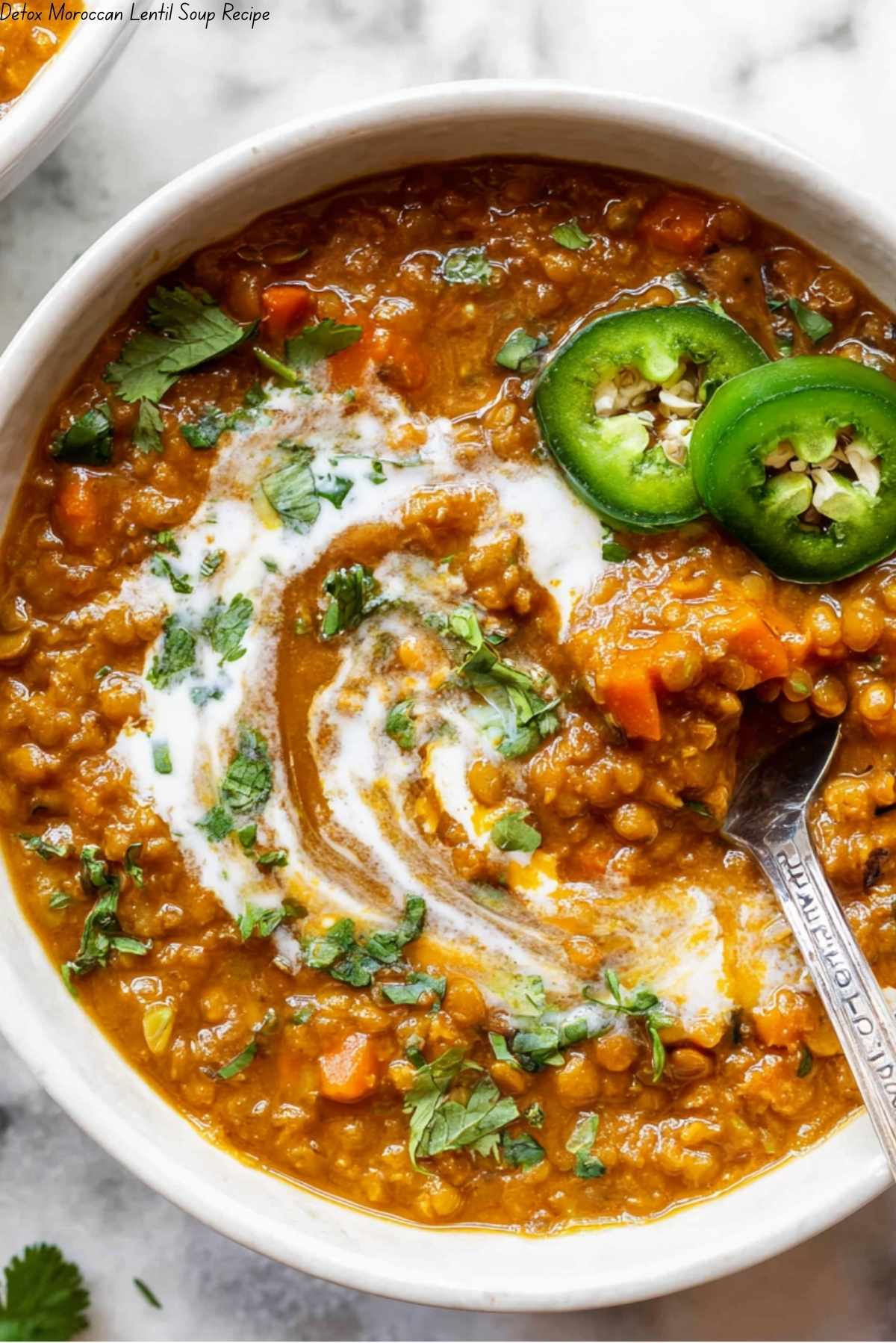 Detox Moroccan Lentil Soup