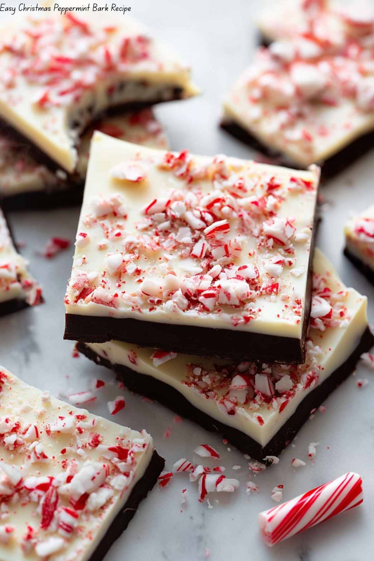 Easy Christmas Peppermint Bark