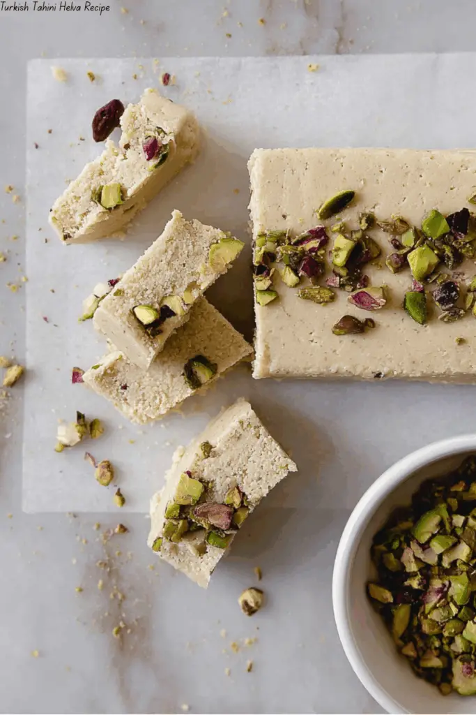Turkish Tahini Helva Recipe 4 Turkish Tahini Helva Recipe