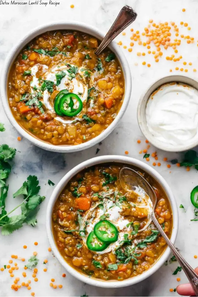Detox Moroccan Lentil Soup 4 Detox Moroccan Lentil Soup
