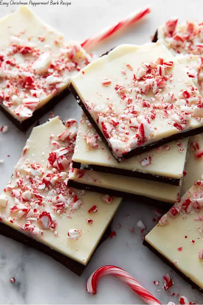 Easy Christmas Peppermint Bark 4 Easy Christmas Peppermint Bark