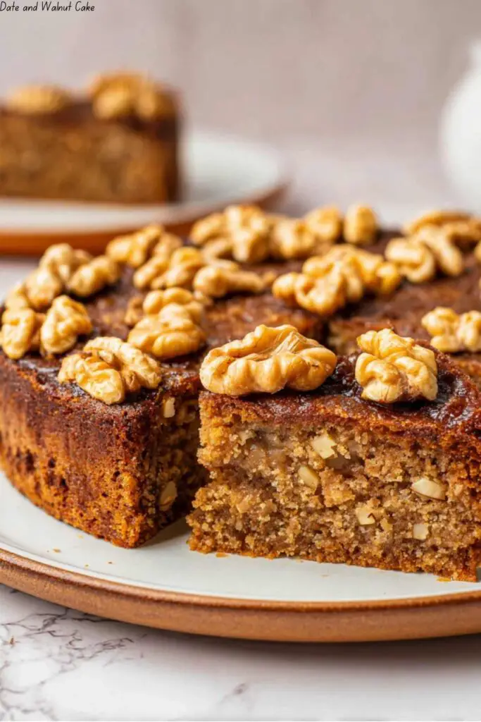 Date and Walnut Cake 4 Date and Walnut Cake