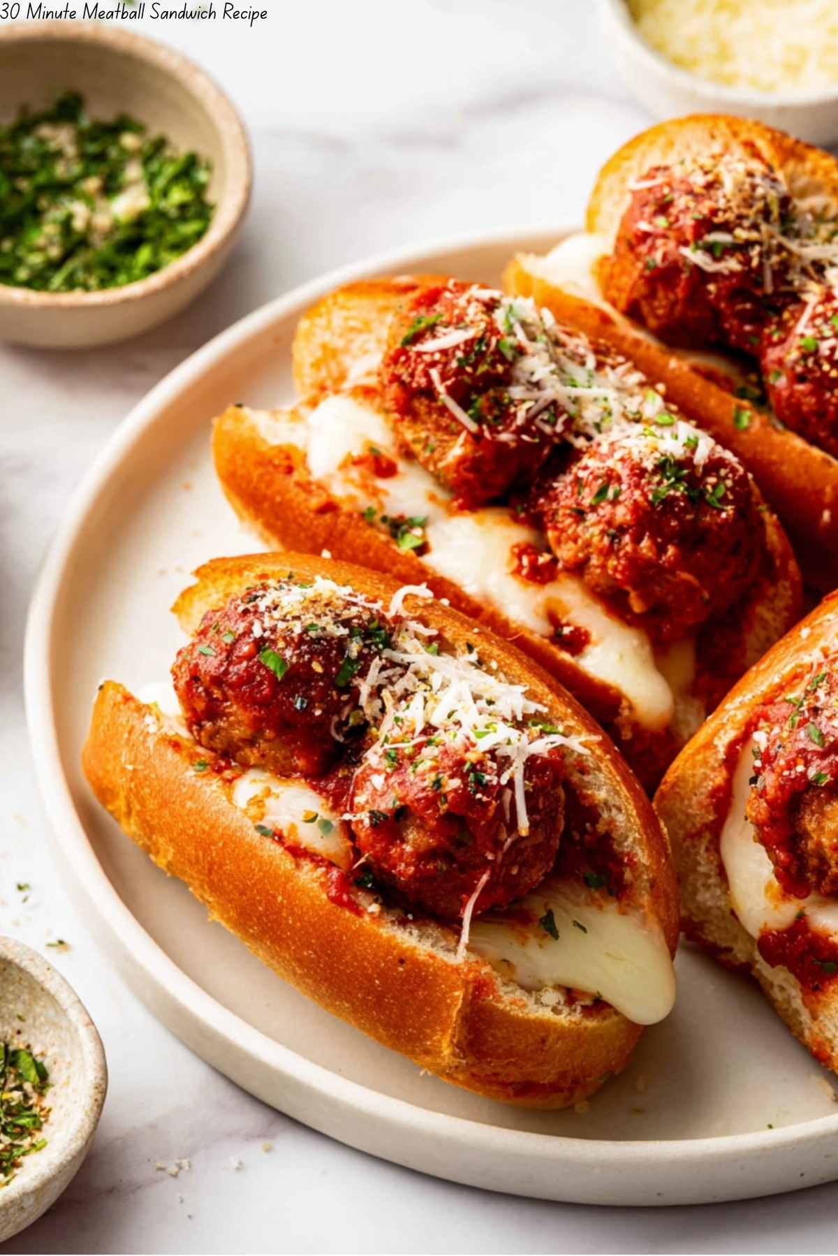 30 Minute Meatball Sandwich Recipe