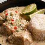 Miso-Coconut Poached Cod with Pandan Rice