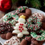 Cozy Christmas Chocolate Spritz Cookies
