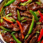 Pepper Steak with Bell Peppers and Onion