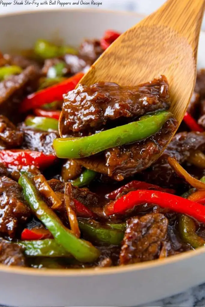 Pepper Steak with Bell Peppers and Onion