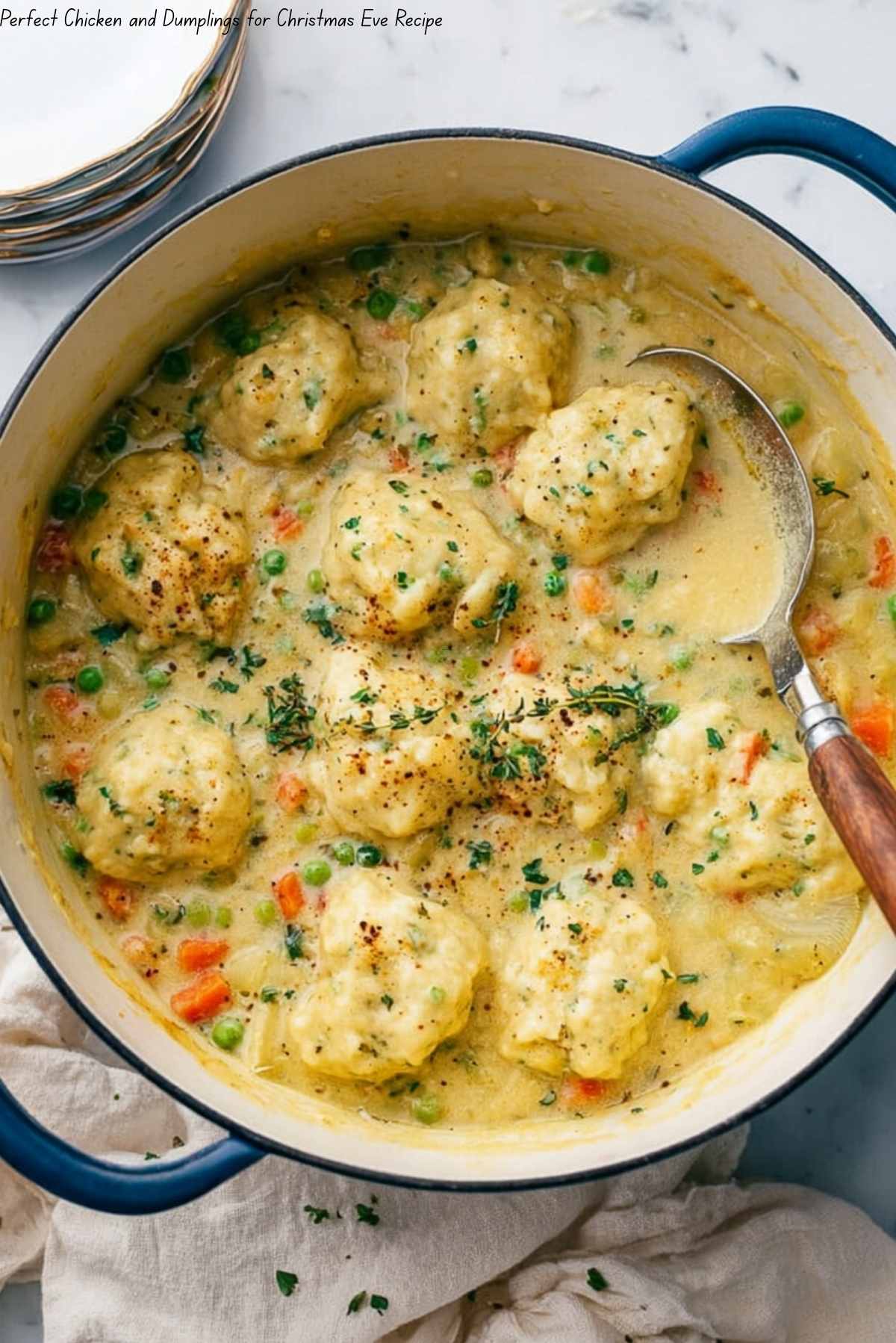 Perfect Chicken and Dumplings for Christmas Eve