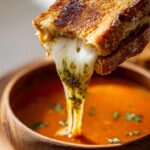 Sourdough Pesto Grilled Cheese