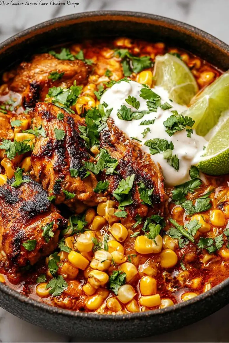 Slow Cooker Street Corn Chicken Recipe