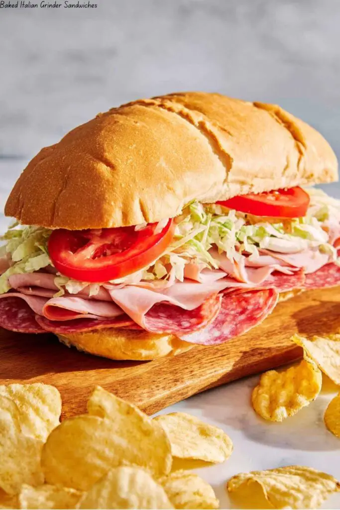Baked Italian Grinder Sandwiches
