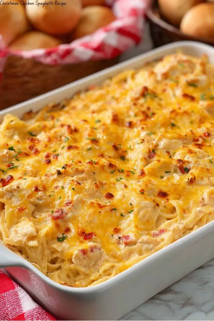 Christmas Chicken Spaghetti