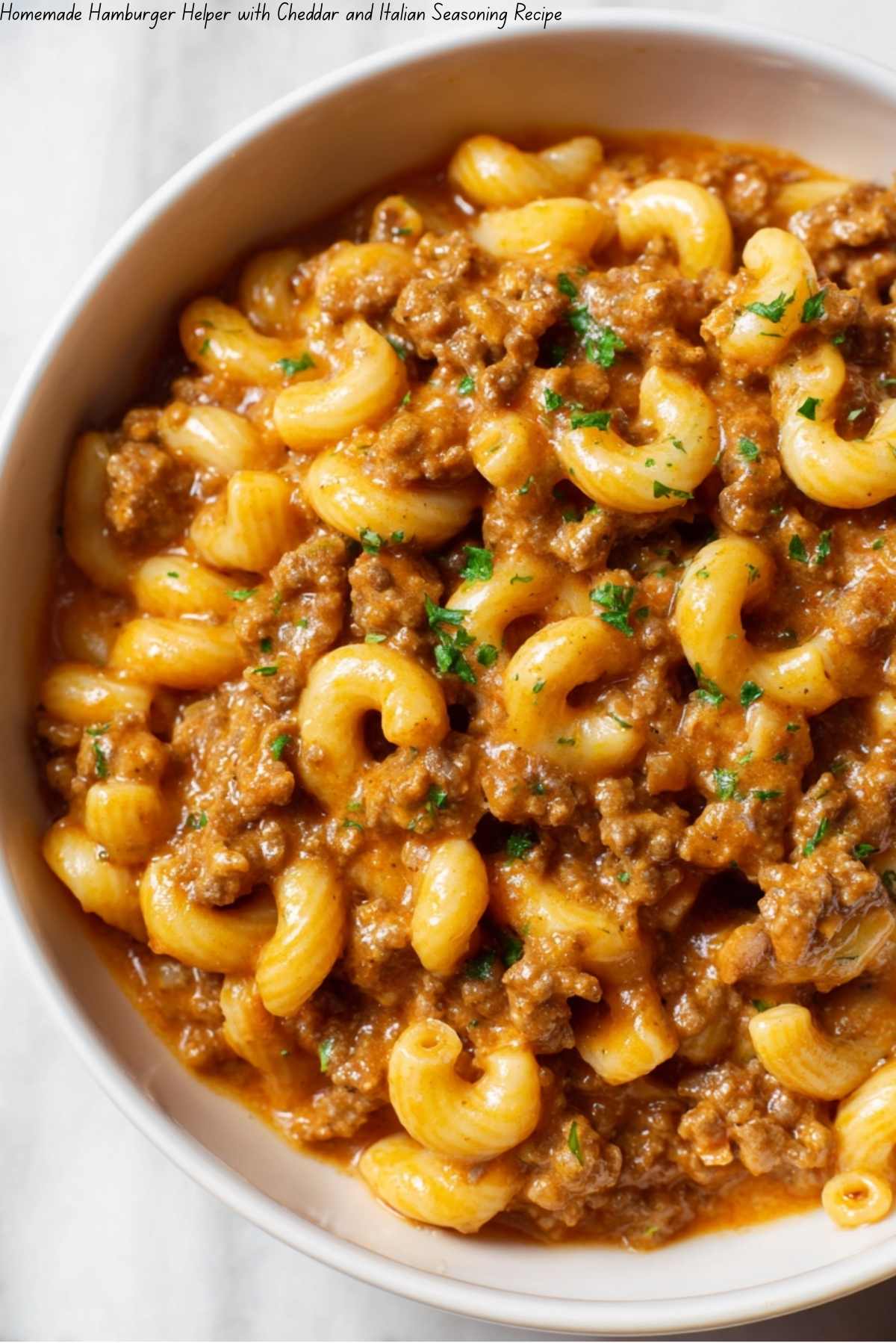 Homemade Hamburger Helper