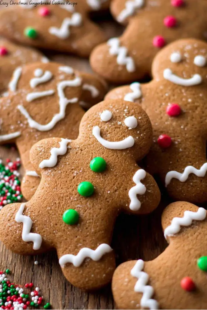 Cozy Christmas Gingerbread Cookies