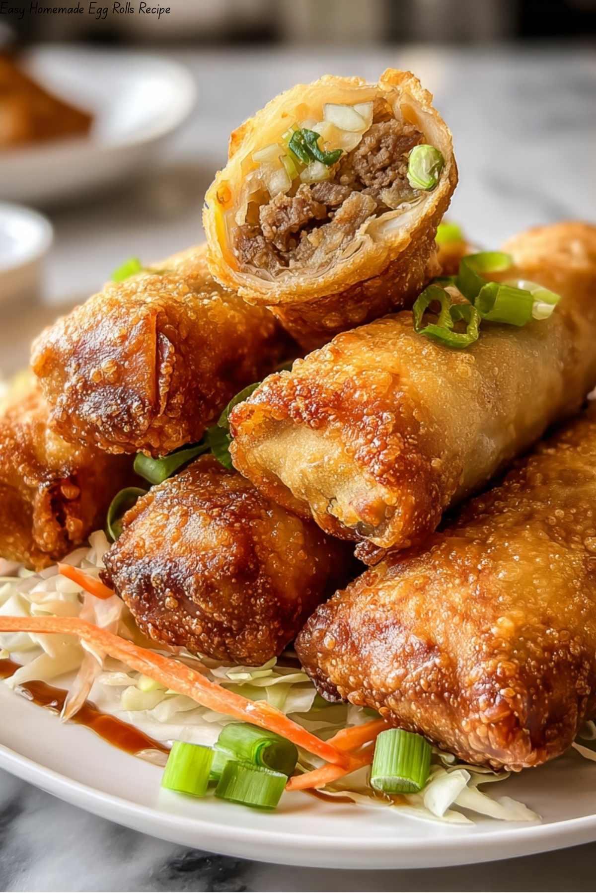 Easy Homemade Egg Rolls Recipe