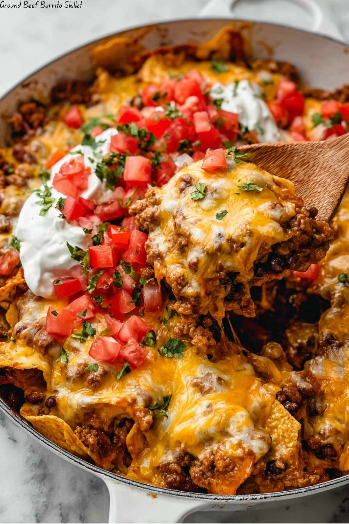 Ground Beef Burrito Skillet