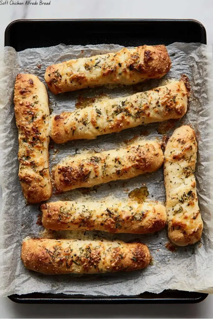 Soft Chicken Alfredo Bread 4 Soft Chicken Alfredo Bread