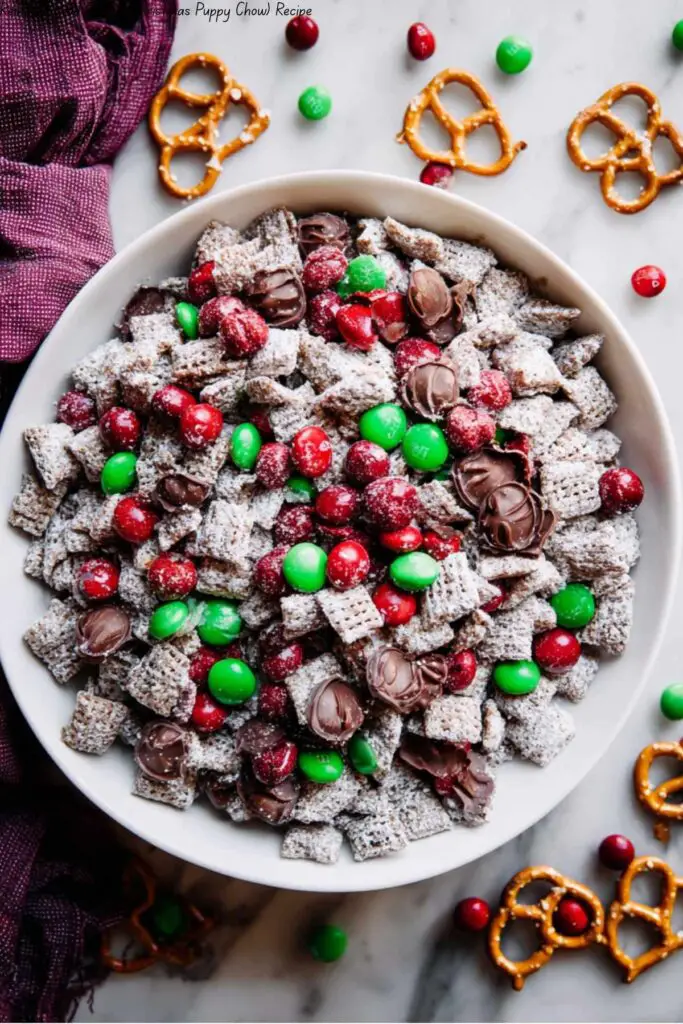 Reindeer Food Recipe (Christmas Puppy Chow)