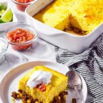 Easy Cheesy Cornbread Taco Casserole Recipe