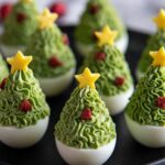 Deviled Egg Christmas Trees