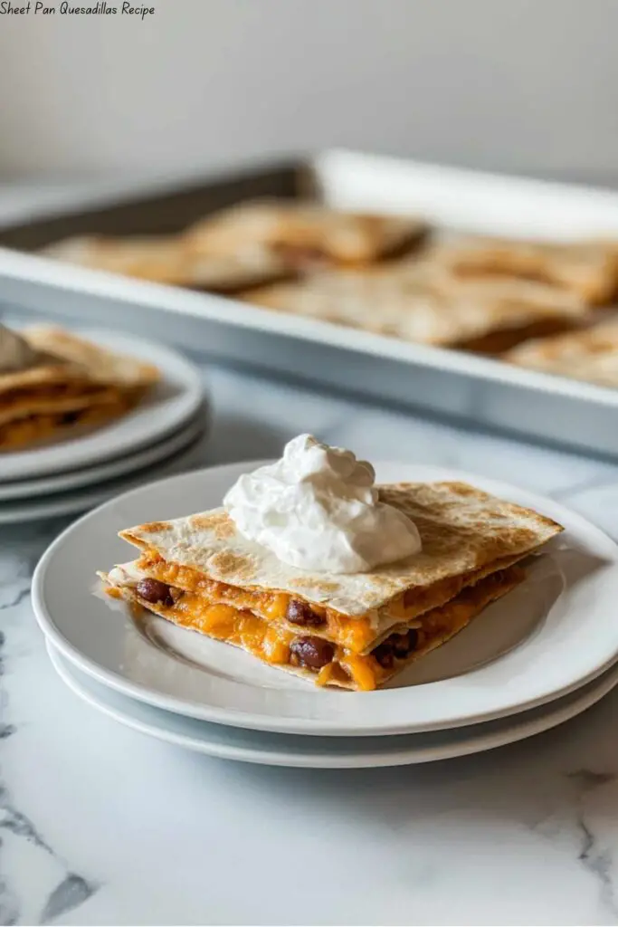 Sheet Pan Quesadillas Recipe