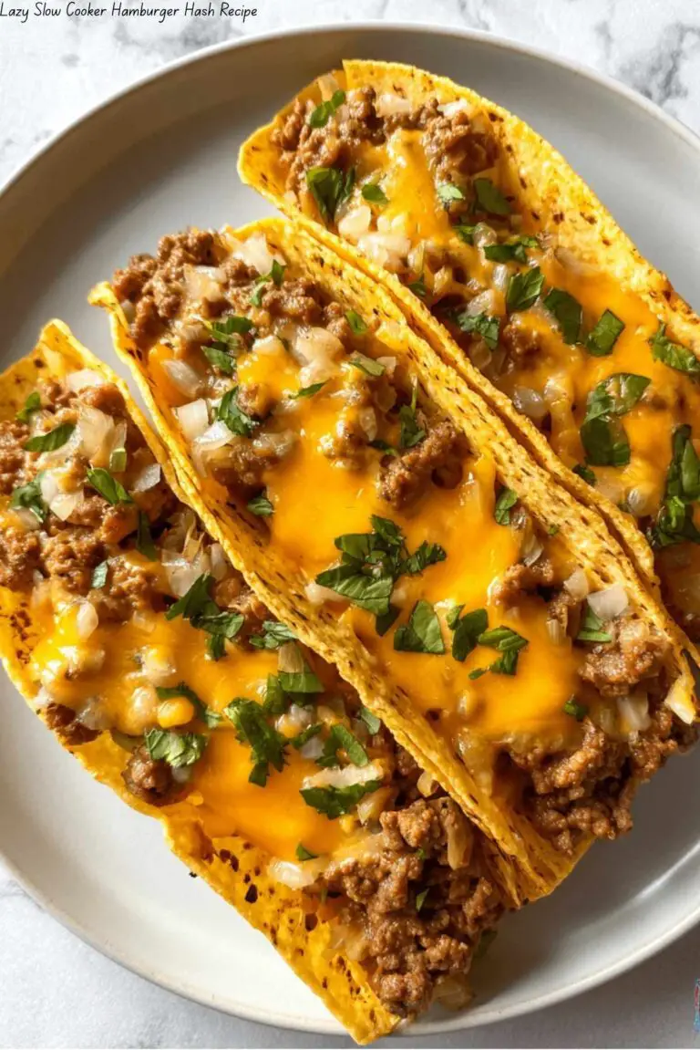 Lazy Slow Cooker Hamburger Hash Recipe