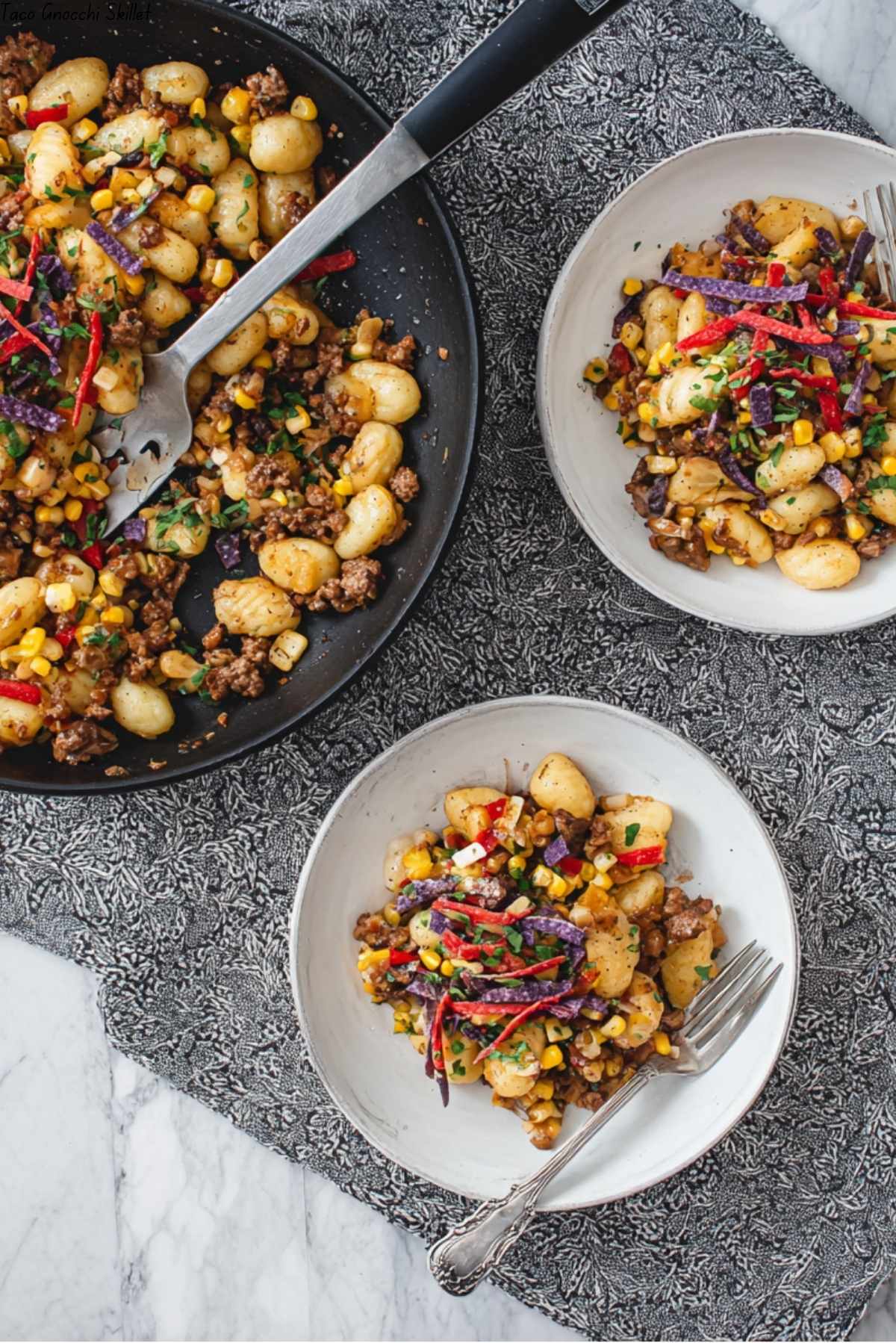 Taco Gnocchi Skillet