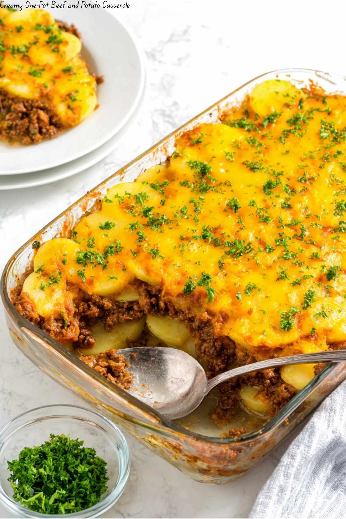 Creamy One-Pot Beef and Potato Casserole