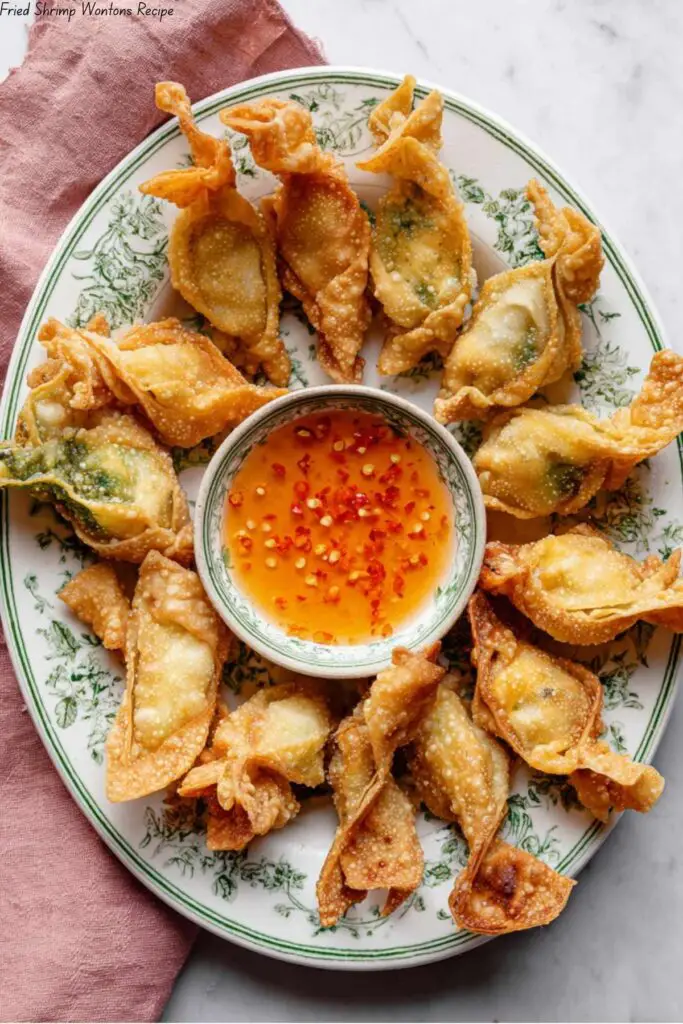 Fried Shrimp Wontons Recipe