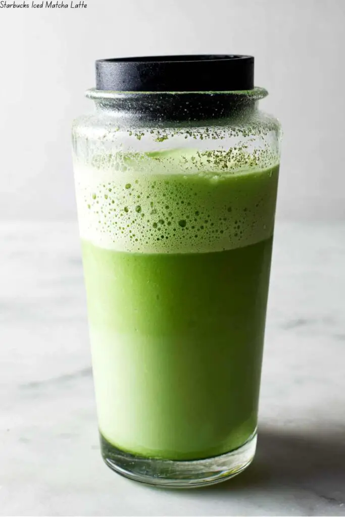 Starbucks Iced Matcha Latte