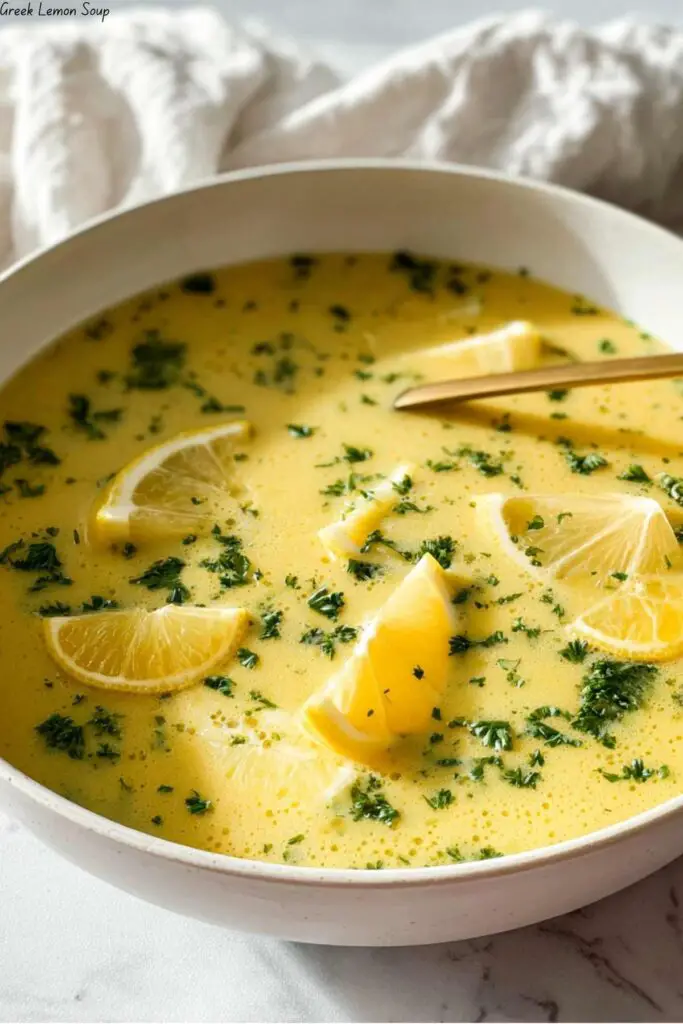 Greek Lemon Soup