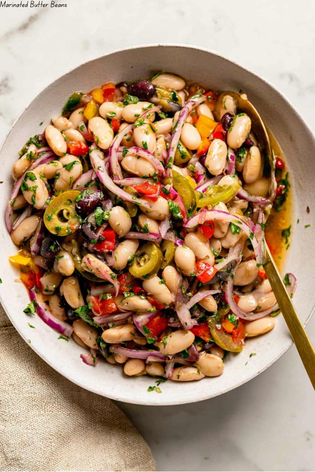 Marinated Butter Beans