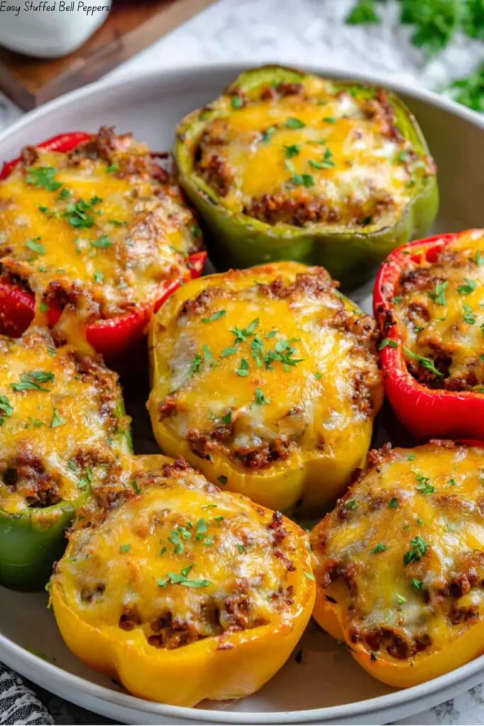 Easy Stuffed Bell Peppers