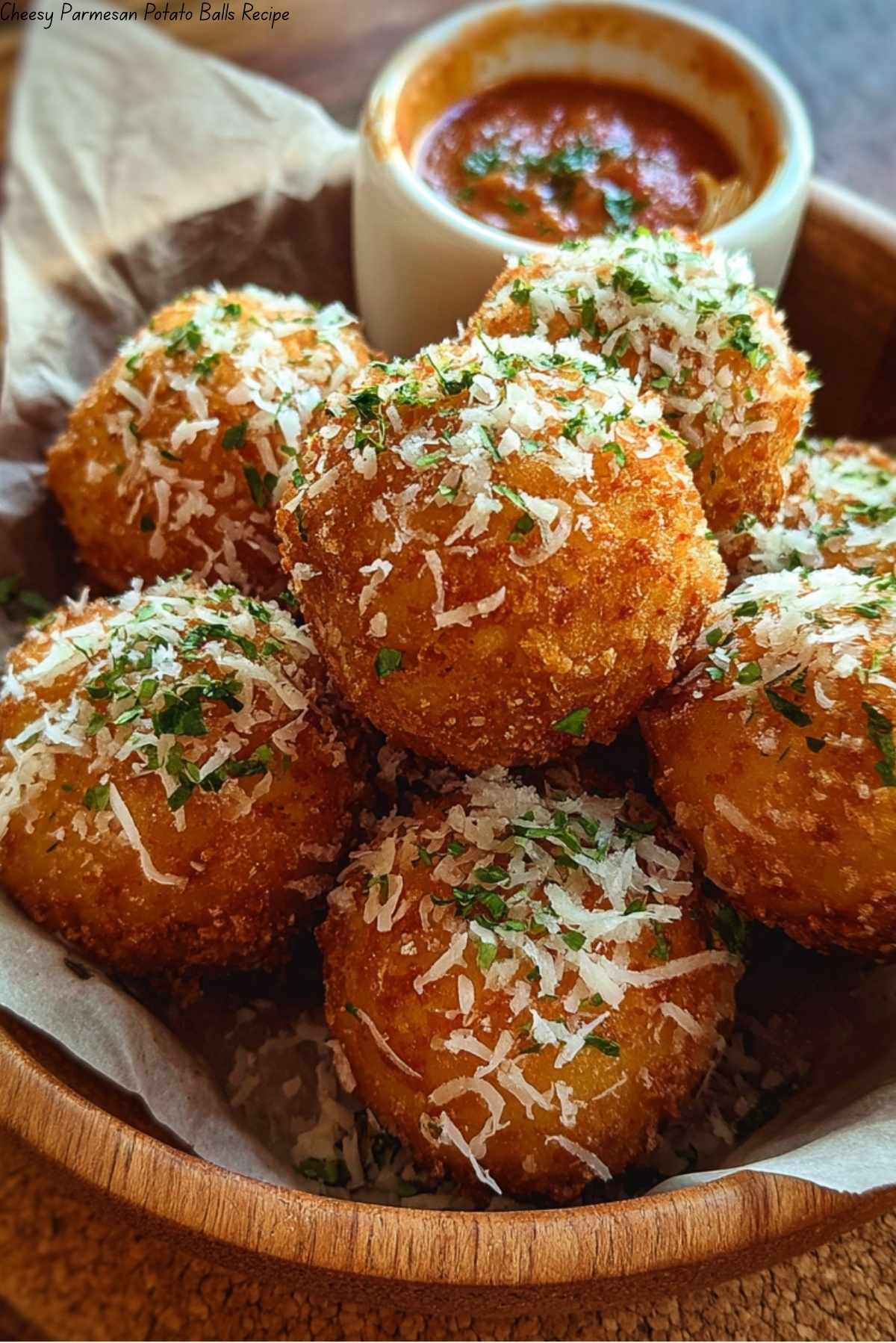 Cheesy Parmesan Potato Balls