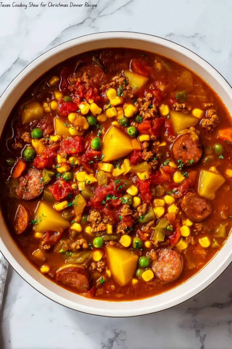 Texas Cowboy Stew For Christmas Dinner