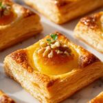 Apricot Goat Cheese Puff Pastry Tarts Recipe