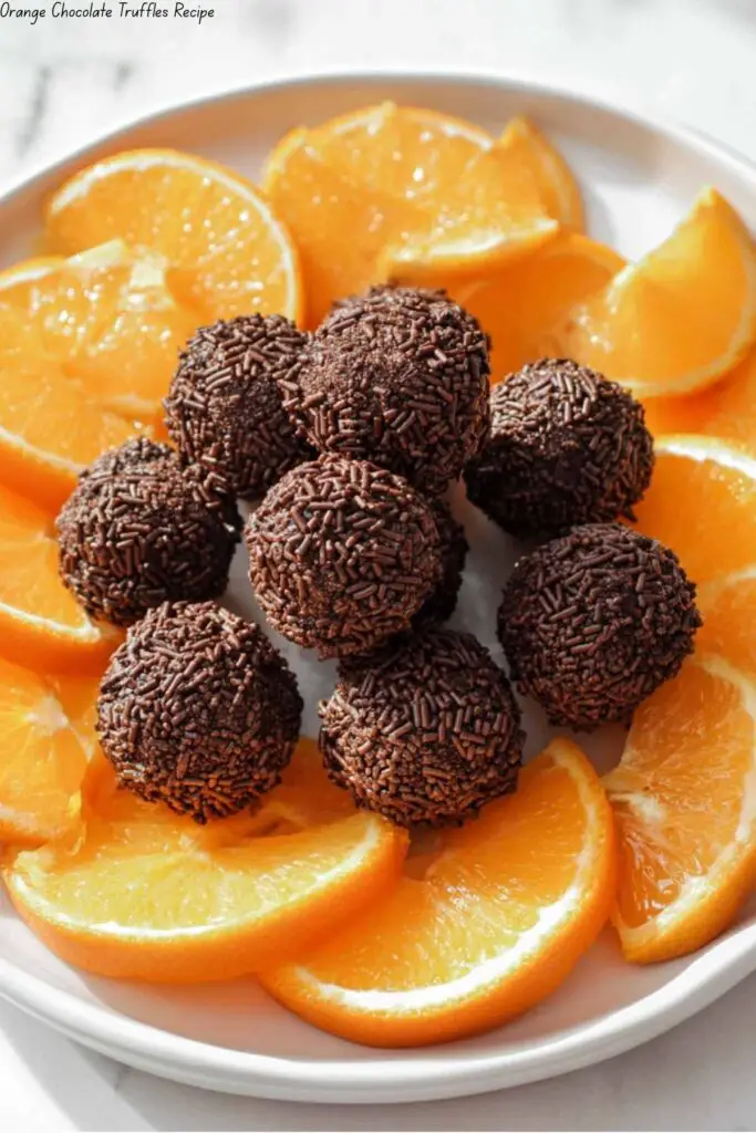 Juicy Orange Chocolate Christmas Truffles 4 Juicy Orange Chocolate Christmas Truffles
