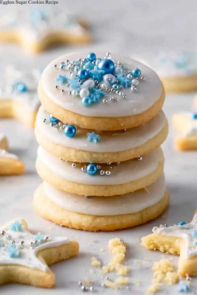 Eggless Sugar Cookies Recipe