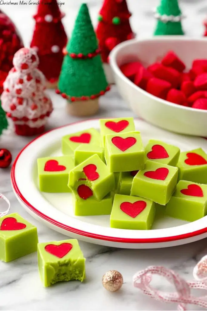 Christmas Mini Grinch Fudge Recipe
