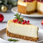 Eggnog Cheesecake with Rum and Spices Recipe