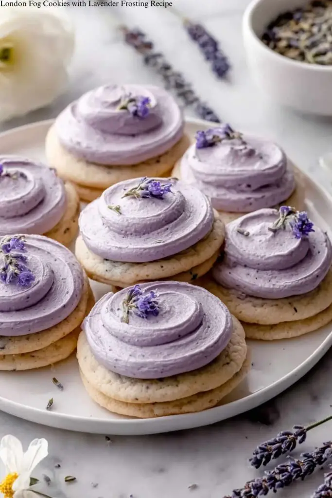 London Fog Cookies with Lavender Frosting Recipe 4 London Fog Cookies with Lavender Frosting Recipe