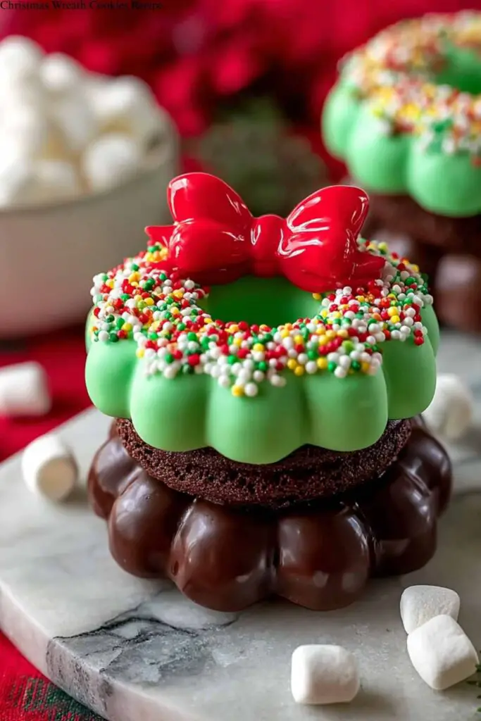 Christmas Wreath Cookies Recipe