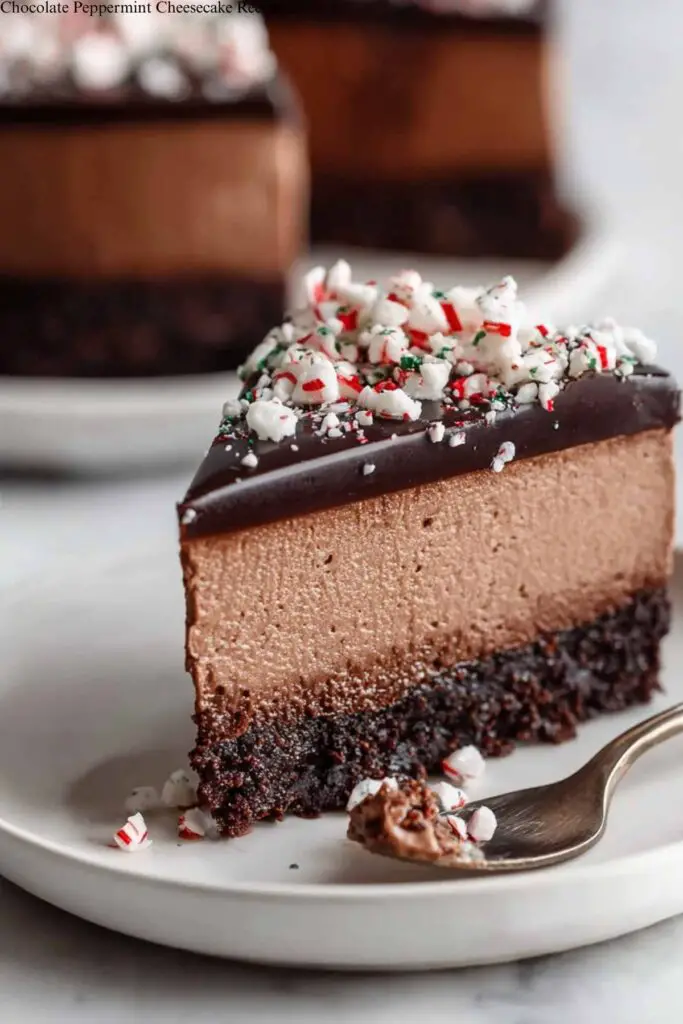 Chocolate Peppermint Cheesecake Recipe